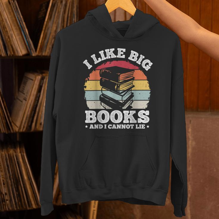 I LIKE BIG BOOKS AND I CANNOT LIE Book Lover Print Unisex Hoodie