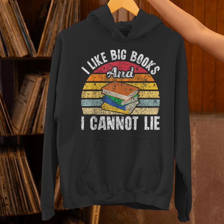 I Like Big Books And I Cannot Lie Bookworm Reading Teacher Unisex Hoodie