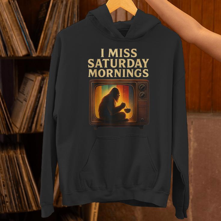 Bigfoot Saturday Morning Nostalgia Unisex Hoodie