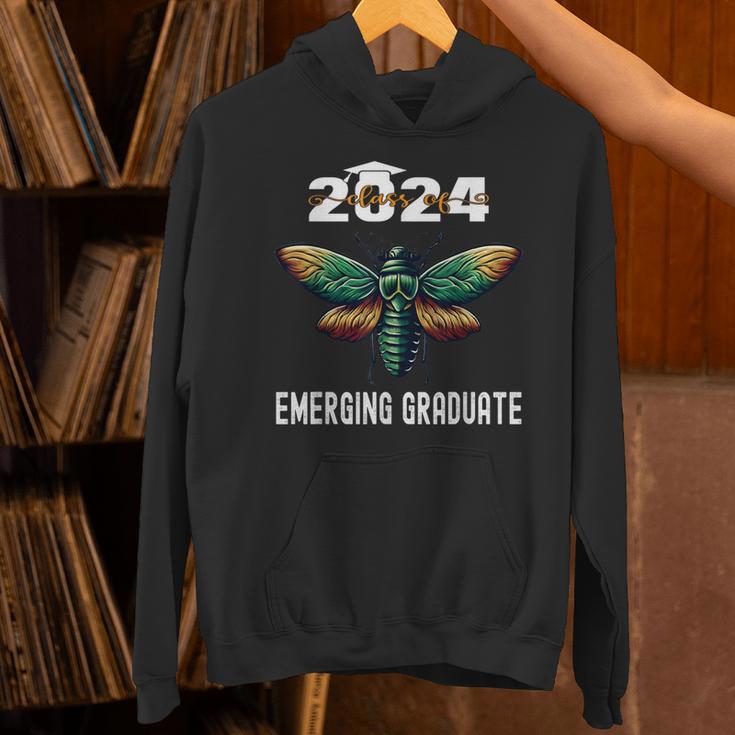 Biology Class Of 2024 Emerging Graduation For Him Unisex Hoodie
