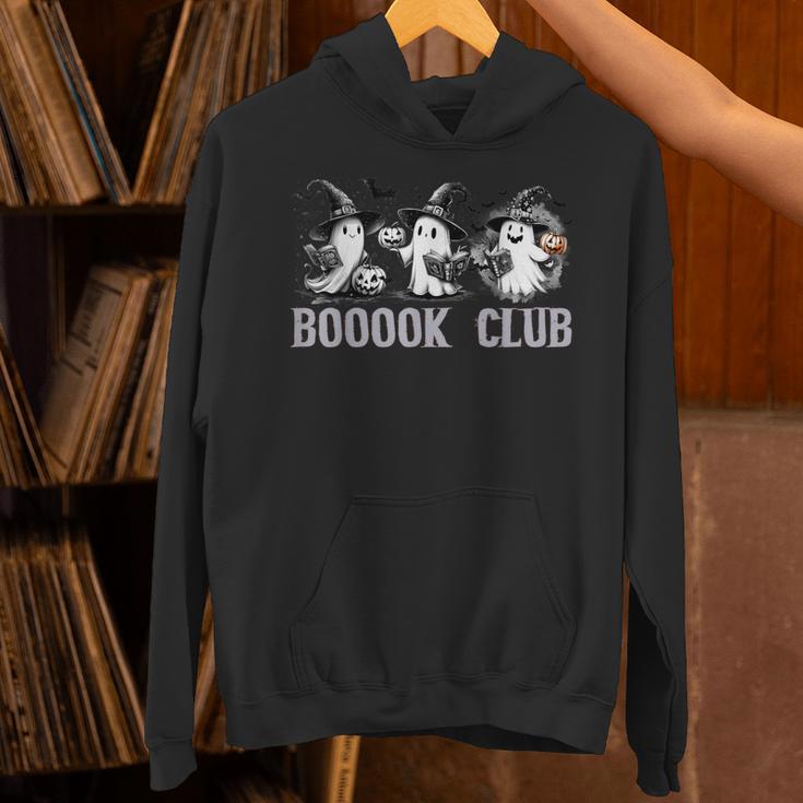 Boo Ghost Books Book Club Halloween Women School Teacher Unisex Hoodie