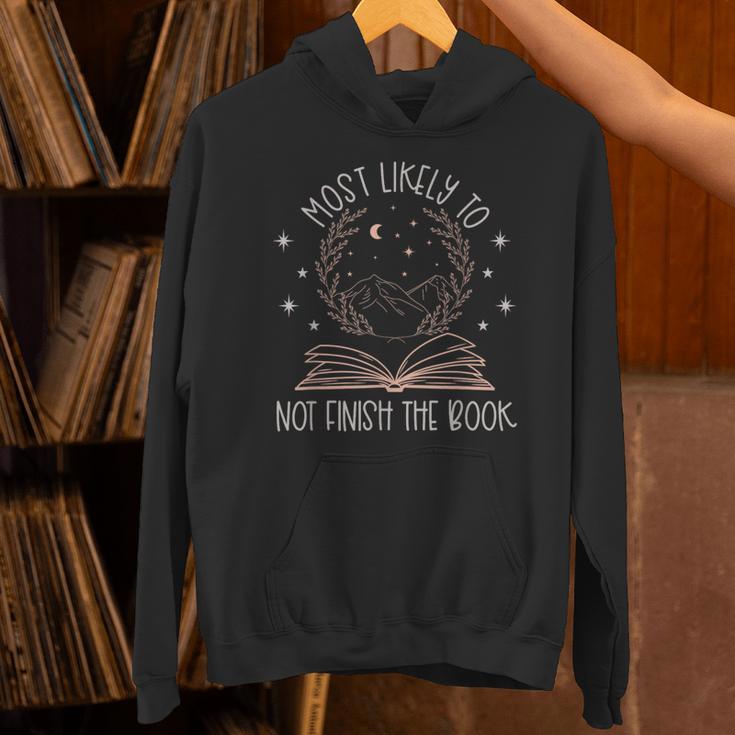 Book Club Shirts For Women Most Likely To Not Finish Unisex Hoodie Book Club Shirts For Women Most Likely To Not Finish Unisex Hoodie
