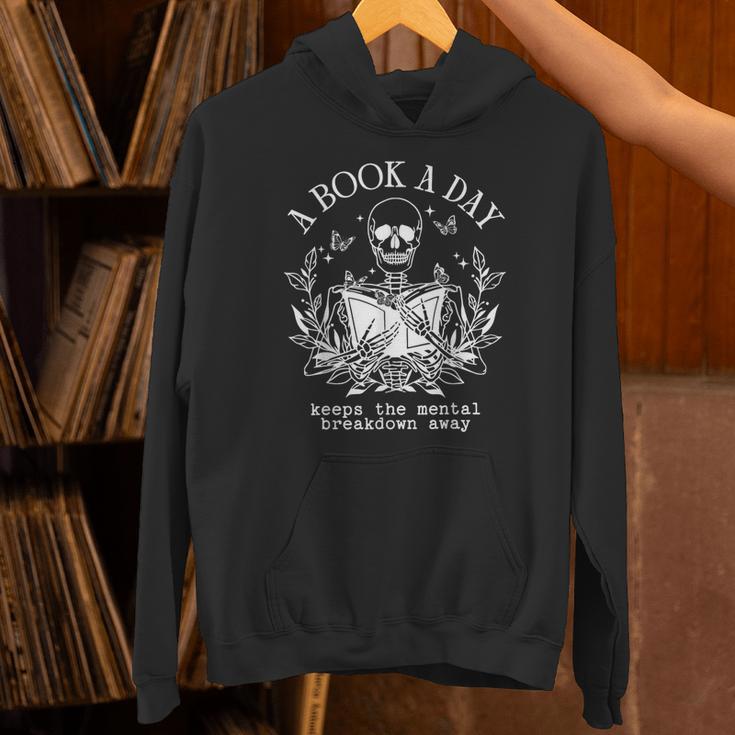 A Book A Day Keep The Mental Breakdown Away Unisex Hoodie