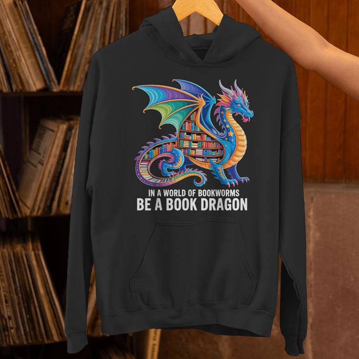Be a Book Dragon Reading Unisex Hoodie