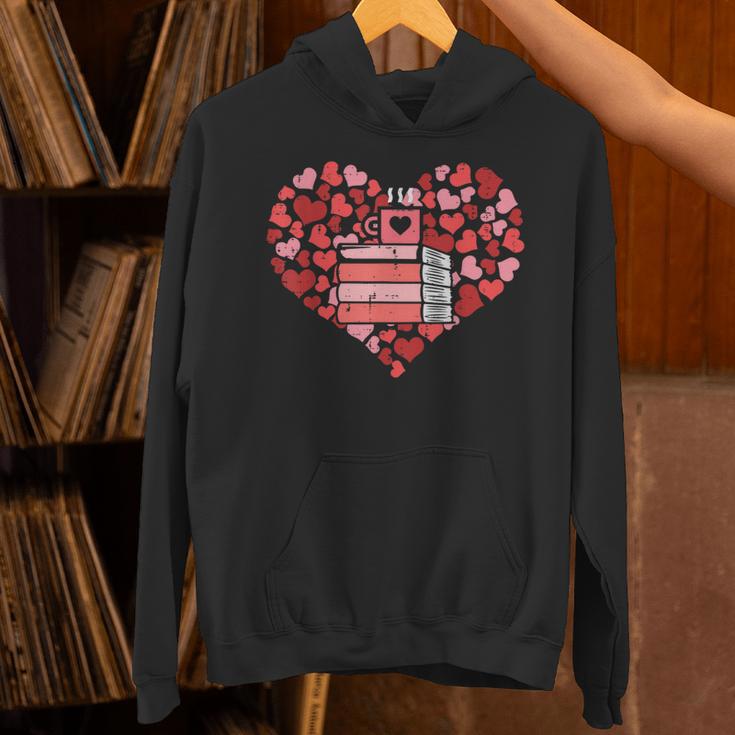 Book Heart Cute Read Book Reading Librarian Across America Unisex Hoodie