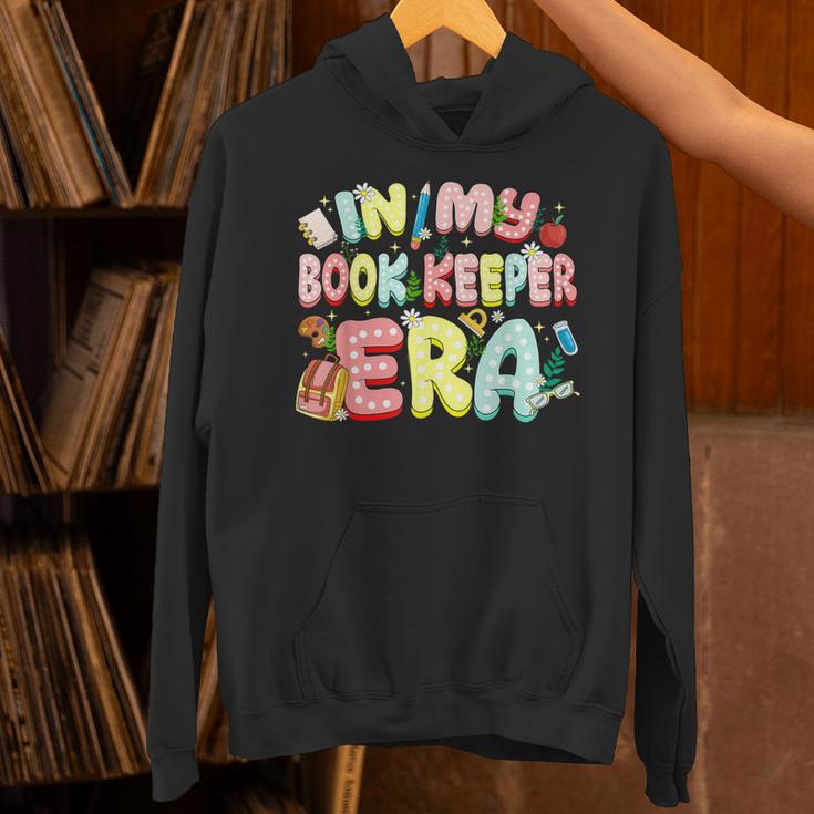 In My Book Keeper Era Librarian School Unisex Hoodie