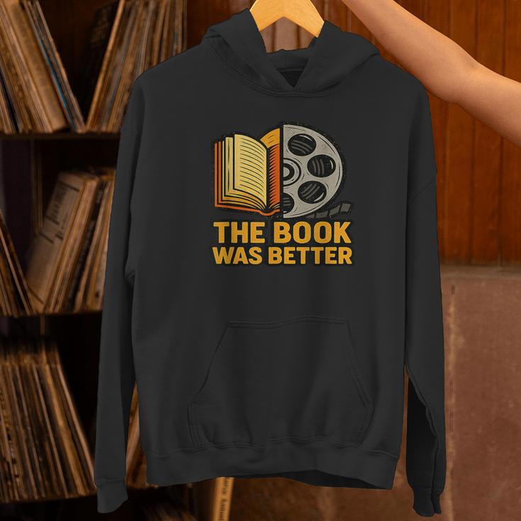 Book Love Scene The Book Was Better Bookworm Vibes Unisex Hoodie