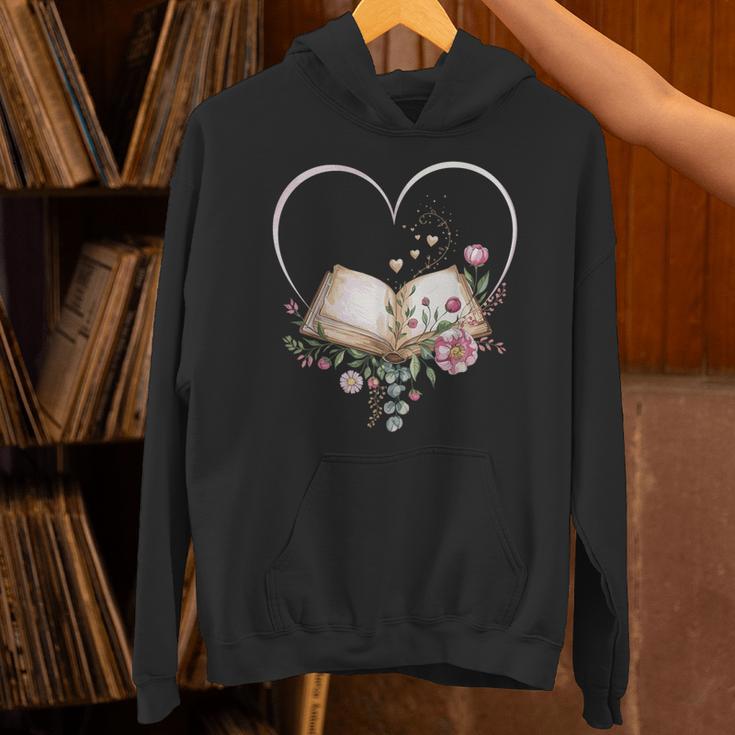 Book Lover Heart Shaped Reading Art Librarian Unisex Hoodie Book Lover Heart Shaped Reading Art Librarian Unisex Hoodie