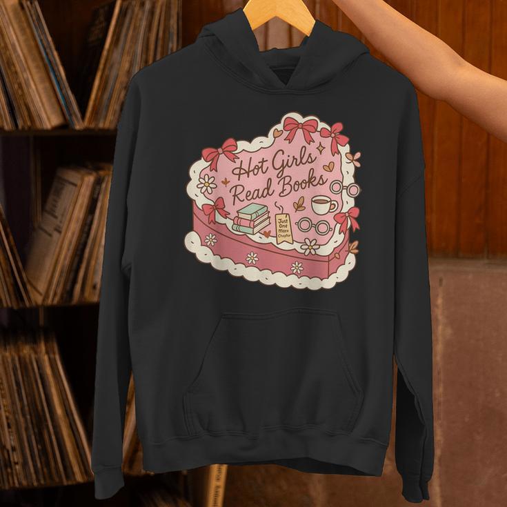 Book Lover Hot Girls Read Books Tee Unisex Hoodie