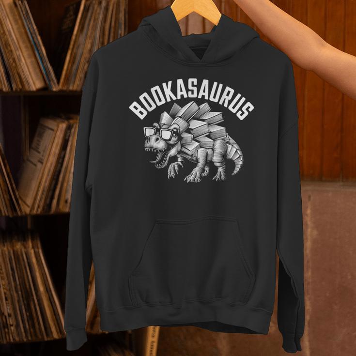 Book T-Rex Dino Bookworm Reading Book Dinosaur Unisex Hoodie