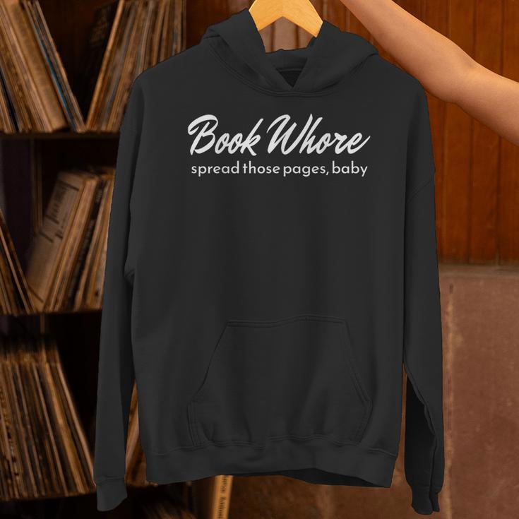 Book Whore Spread Those Pages Baby Inuendo Racy Unisex Hoodie Book Whore Spread Those Pages Baby Inuendo Racy Unisex Hoodie