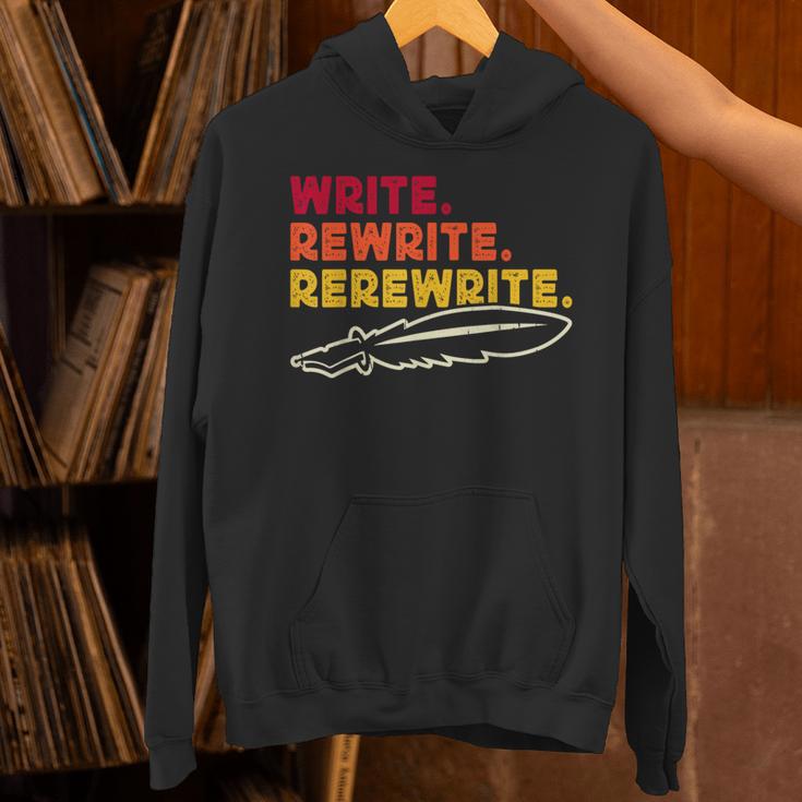 Book Writer Quote Author Journalist Rewrite Novelist Unisex Hoodie Book Writer Quote Author Journalist Rewrite Novelist Unisex Hoodie