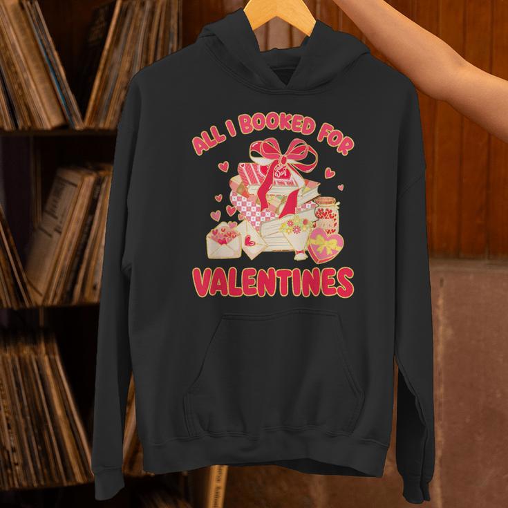 Booked For Valentine Books Lover Bookworm Librarian Teacher Unisex Hoodie