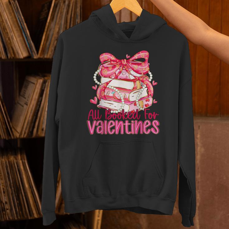 All Booked For Valentines Day Book Lovers Teacher Kids Unisex Hoodie