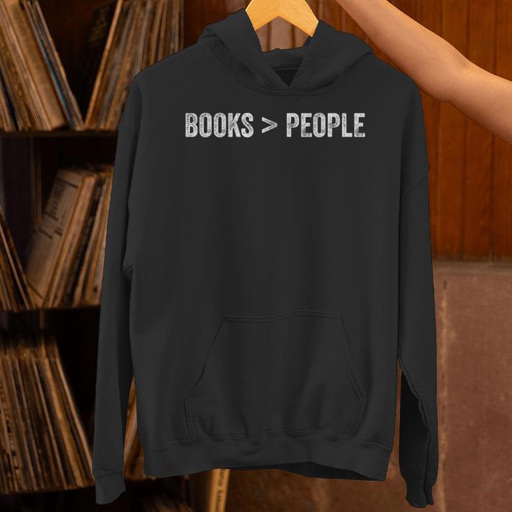 Books Are Greater Than People Unisex Hoodie Books Are Greater Than People Unisex Hoodie
