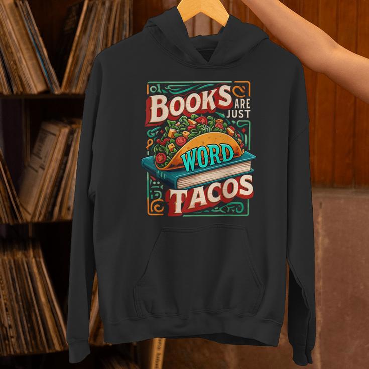 Books Are Just Word Tacos Shirt Book Shirts Reader Unisex Hoodie Books Are Just Word Tacos Shirt Book Shirts Reader Unisex Hoodie