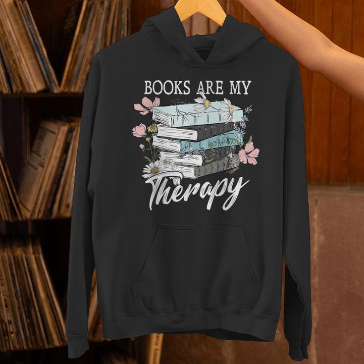 Books Are My Therapy Summer Reading Book Lovers Unisex Hoodie Books Are My Therapy Summer Reading Book Lovers Unisex Hoodie