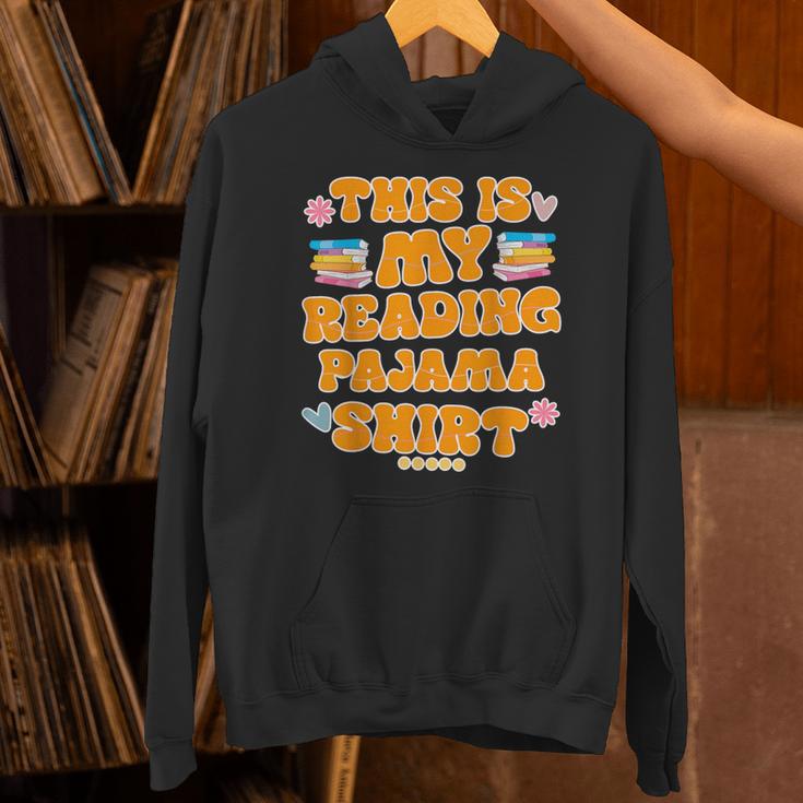 Bookworm This Is My Reading Pajama Book And Pajama Unisex Hoodie