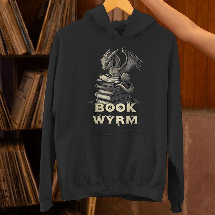 Bookwyrm Dragon Fantasy Bookish Fairytale Book Lover Unisex Hoodie