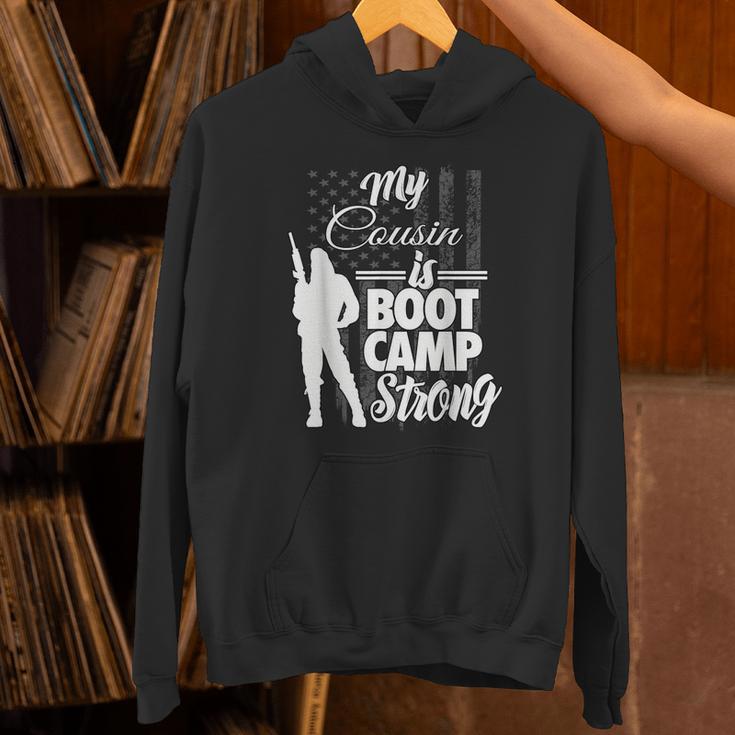 Boot Camp Graduation Military Cousin Support Tee Unisex Hoodie