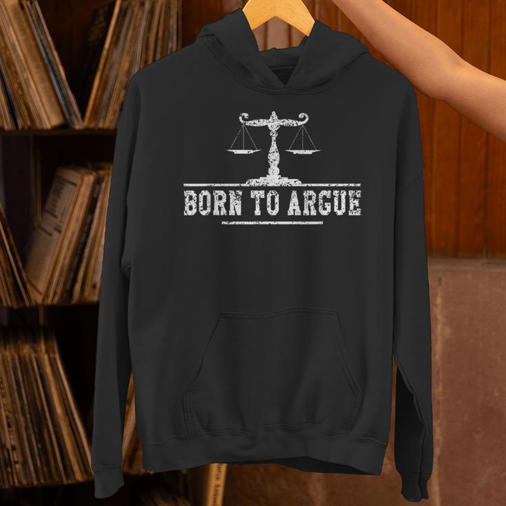 Born To Argue Advocate Attorney Law Graduation Lawyer Unisex Hoodie