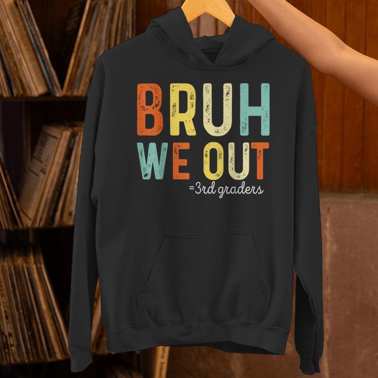 Bruh We Out 3rd Graders Third Grade Graduation Unisex Hoodie