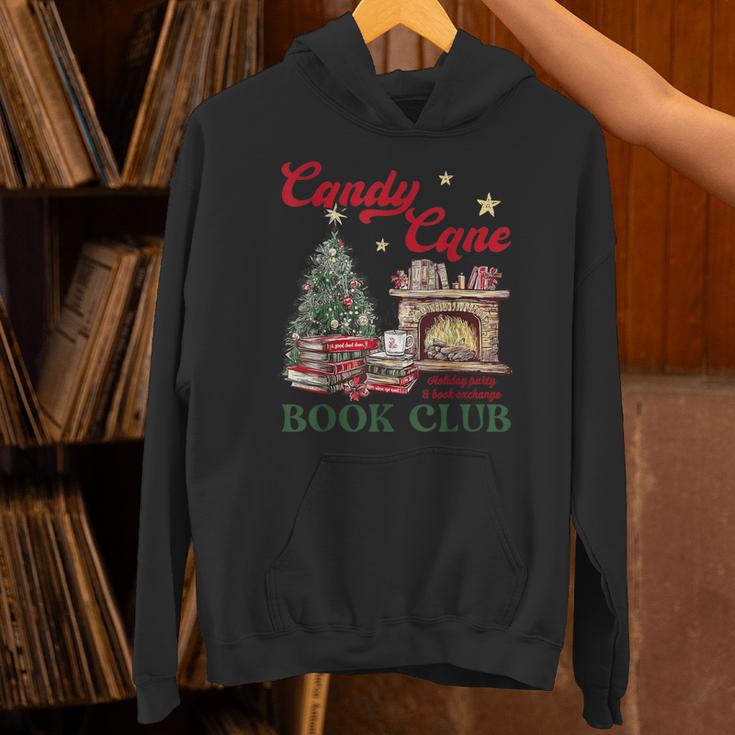 Candy Cane Book Club Holiday Party & Book Exchange Unisex Hoodie
