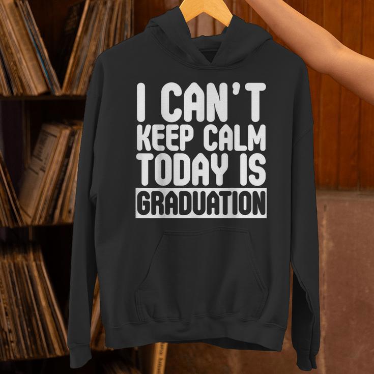 I Can't Keep Calm Today Is Graduation Shirt For Grade 2018 Unisex Hoodie