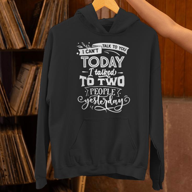 I Can't Today Sassy Introvert Anti Social Unisex Hoodie I Can't Today Sassy Introvert Anti Social Unisex Hoodie