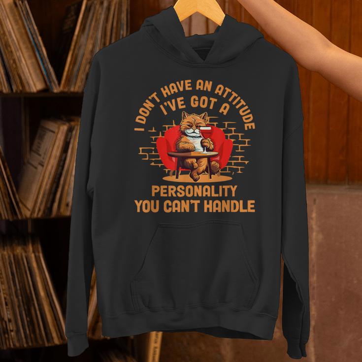 Cat Drinking Wine Solitude Party Introvert Personality For Men Women Unisex Hoodie Cat Drinking Wine Solitude Party Introvert Personality For Men Women Unisex Hoodie