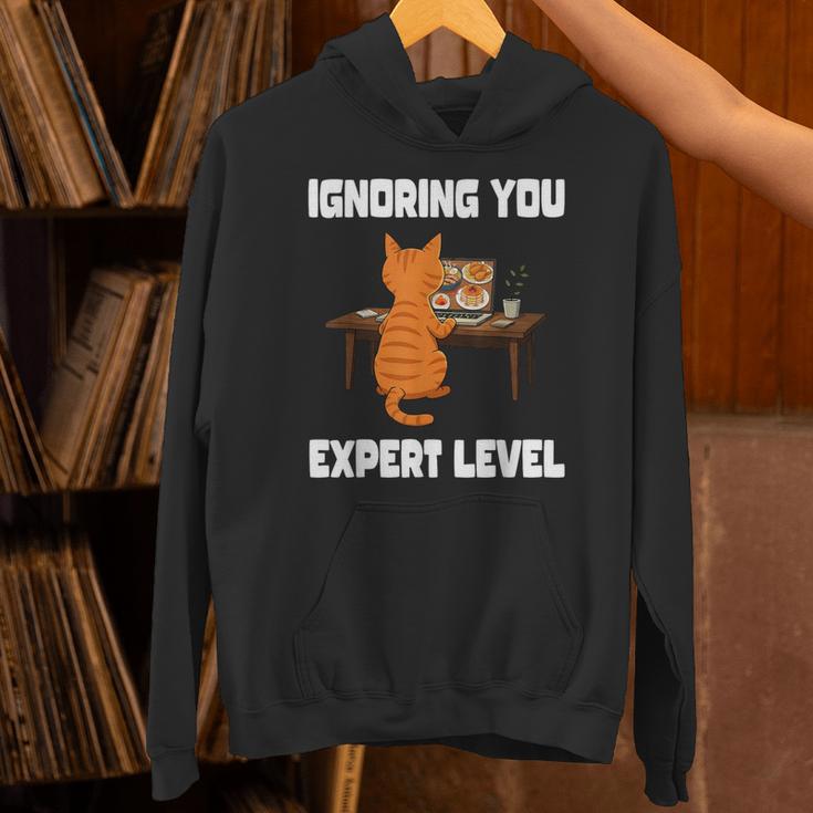 Cat Ignoring You Expert Level Orange Tabby Introvert Unisex Hoodie Cat Ignoring You Expert Level Orange Tabby Introvert Unisex Hoodie