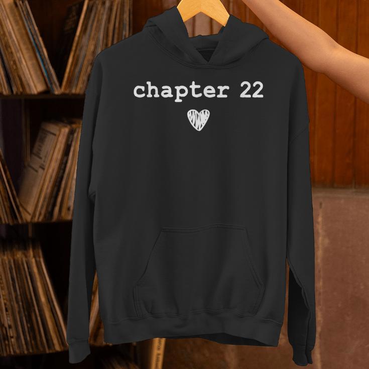 Chapter 22 Book Lovers Readers & Authors 22nd Birthday Unisex Hoodie