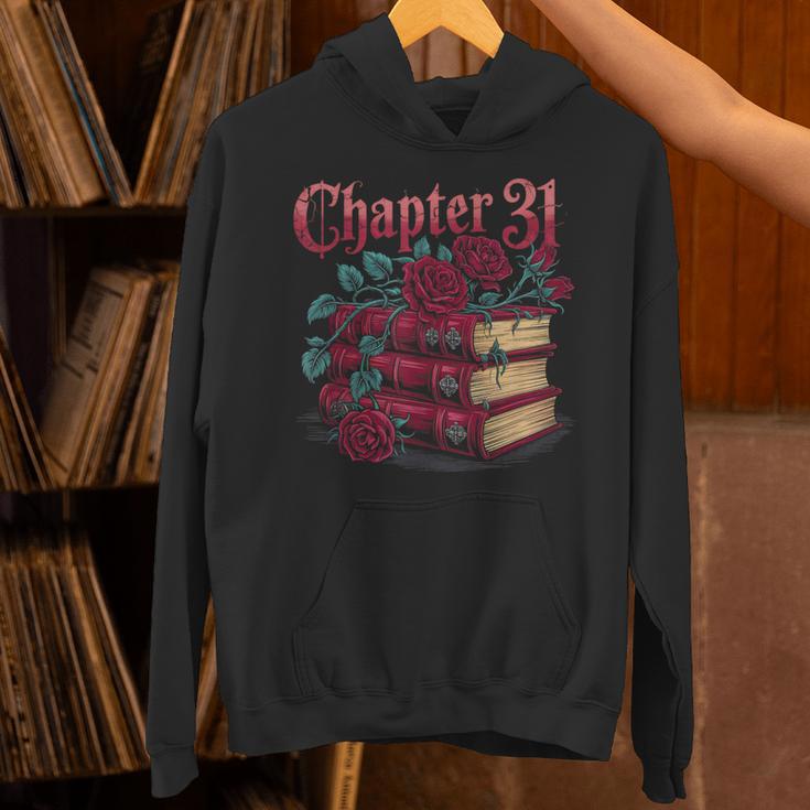 Chapter 31 Gothic 31st Birthday Book Lover Dark Romance Unisex Hoodie
