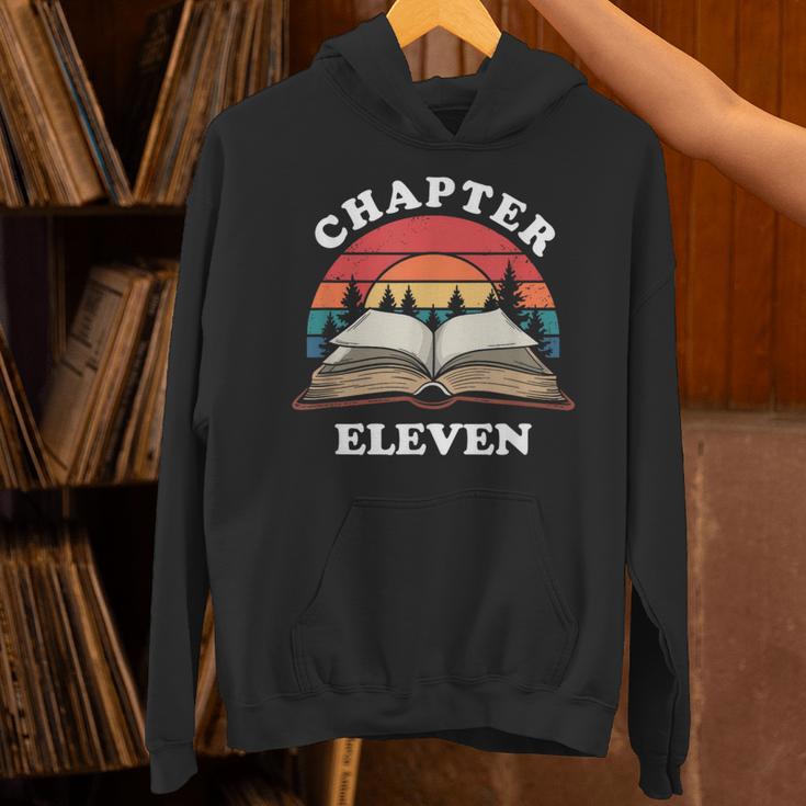 Chapter Eleven Book Reading 11th Birthday 11 Year Old Unisex Hoodie Chapter Eleven Book Reading 11th Birthday 11 Year Old Unisex Hoodie