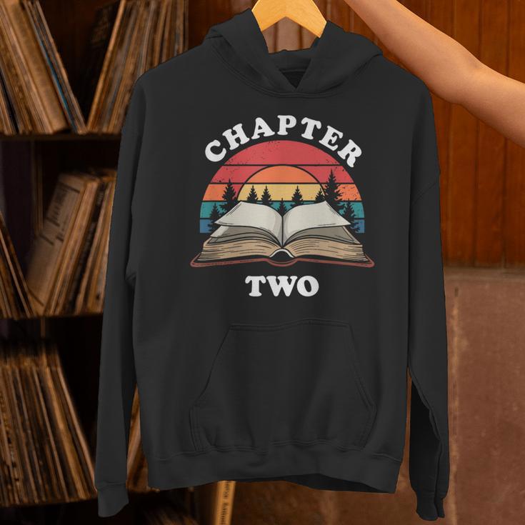 Chapter Two Book Reading 2nd Birthday 2 Year Old Unisex Hoodie