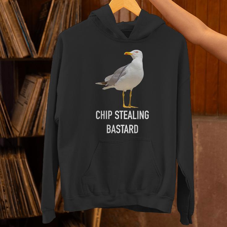 Chip Stealing Seagull Men Women Seaside Holiday Memory Unisex Hoodie Chip Stealing Seagull Men Women Seaside Holiday Memory Unisex Hoodie