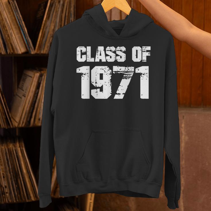 Class Of 1971 High School College Graduation Reunion T-Shirt Unisex Hoodie