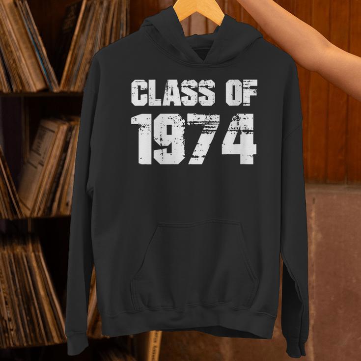 Class Of 1974 High School College Graduation Reunion Unisex Hoodie