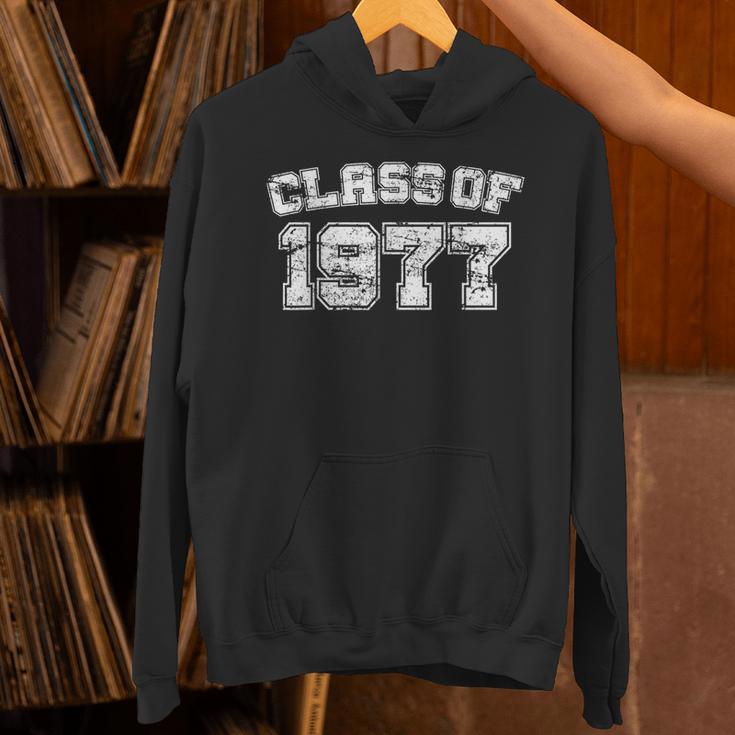 Class Of 1977 77 School Tee Shirt Graduation Class Party Unisex Hoodie