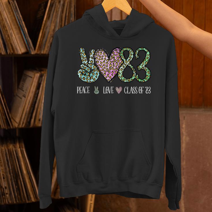 Class Of 1983 Shirt Leopard Senior Graduation Class Reunion Unisex Hoodie
