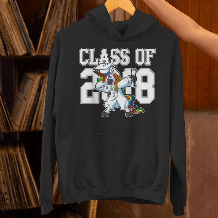 Class Of 2018 Dabbing Unicorn Graduation Shirt Unisex Hoodie