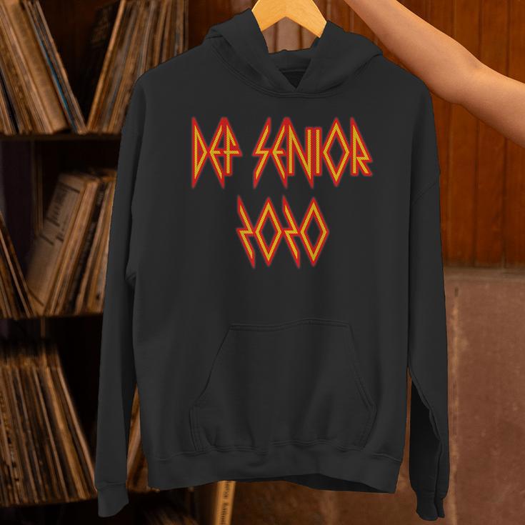 Class Of 2020 Senior 80s And 90s Rock Style Graduation Unisex Hoodie