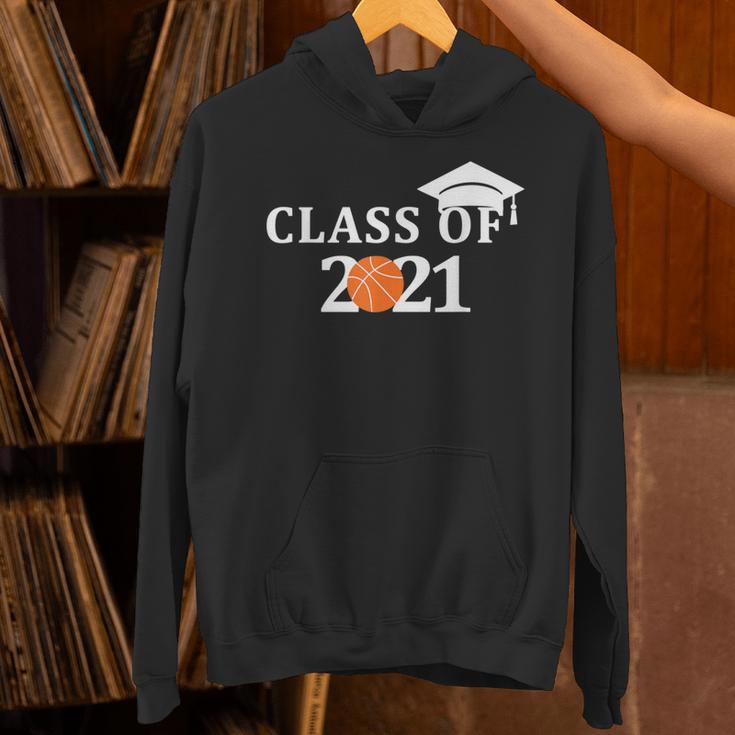 Class Of 2021 Graduation Him Her Basketball Pullover Unisex Hoodie