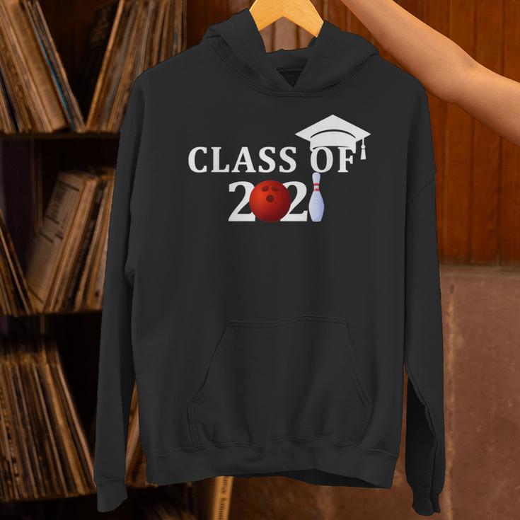 Class Of 2021 Graduation For Him Her Bowling Unisex Hoodie