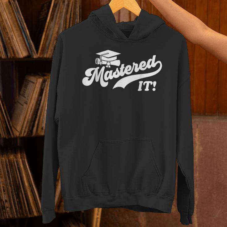 Class Of 2022 Mastered It College Masters Degree Graduation Unisex Hoodie