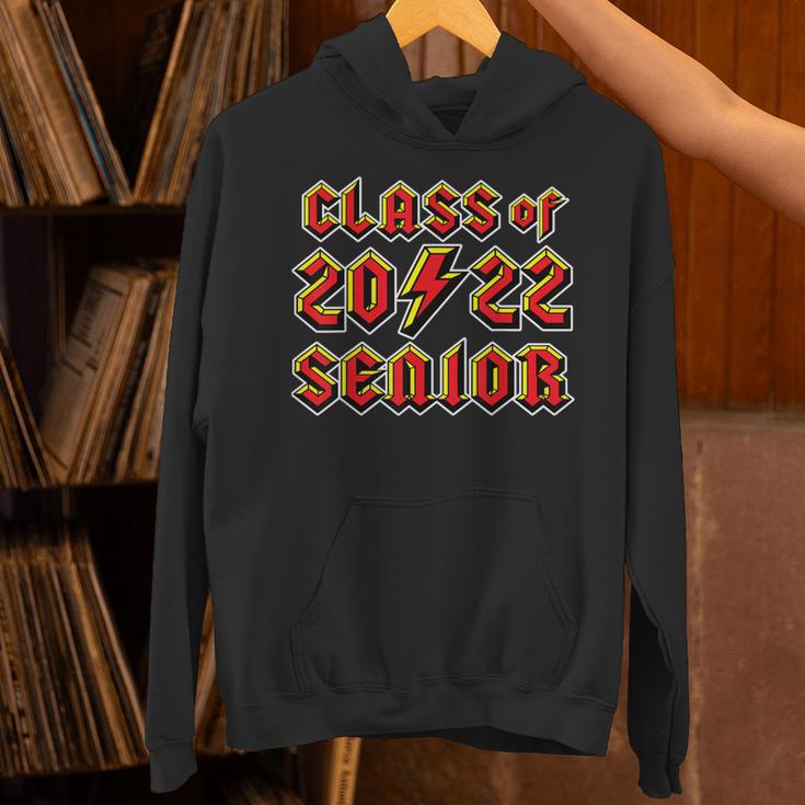 Class 2022 Senior 80s 90s Rock Retro Vintage Graduation Unisex Hoodie