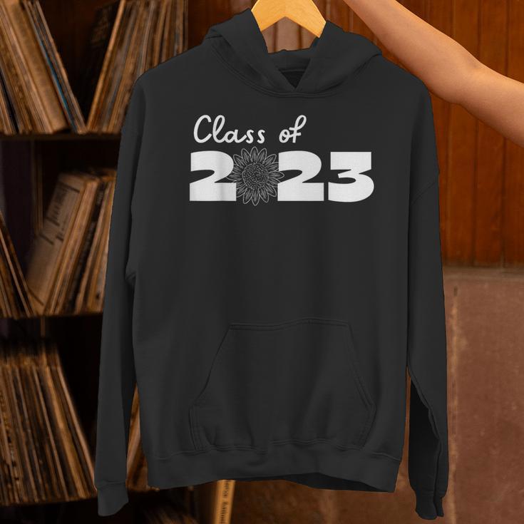 Class Of 2023 Seniors 23 Senior Graduation Idea Flower Unisex Hoodie