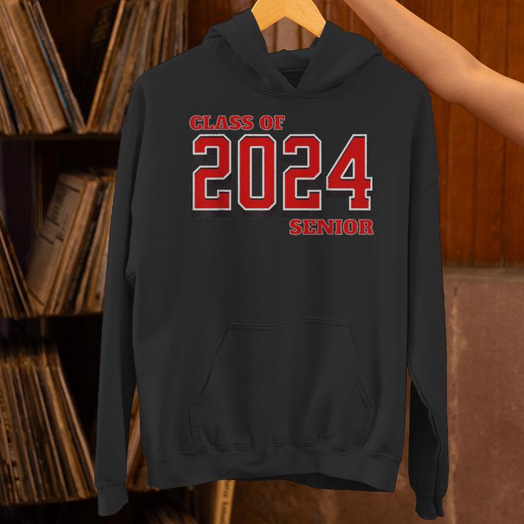 Class Of 2024 Senior Back To School Vintage Graduation Tee Unisex Hoodie