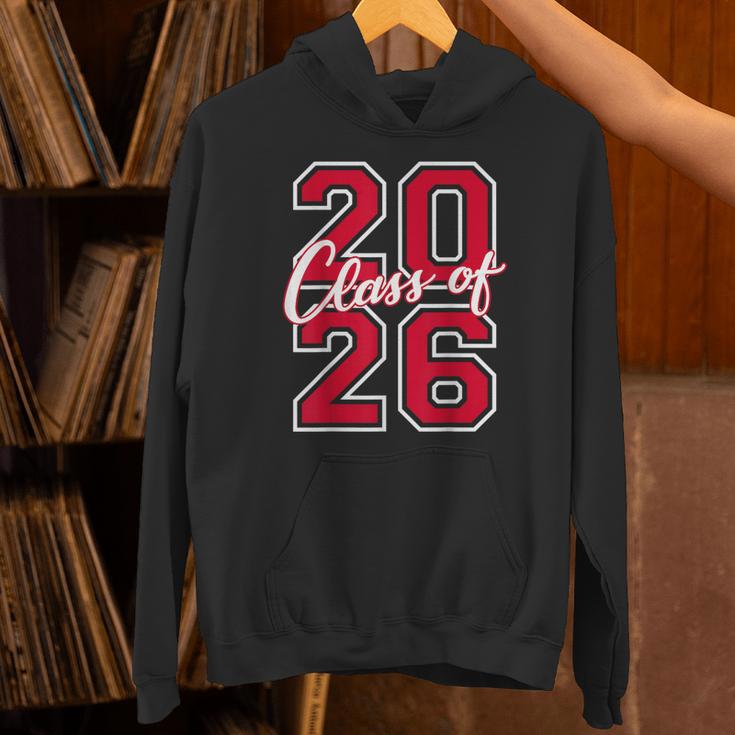 Class Of 2026 Graduation Red With Varsity Letters Unisex Hoodie