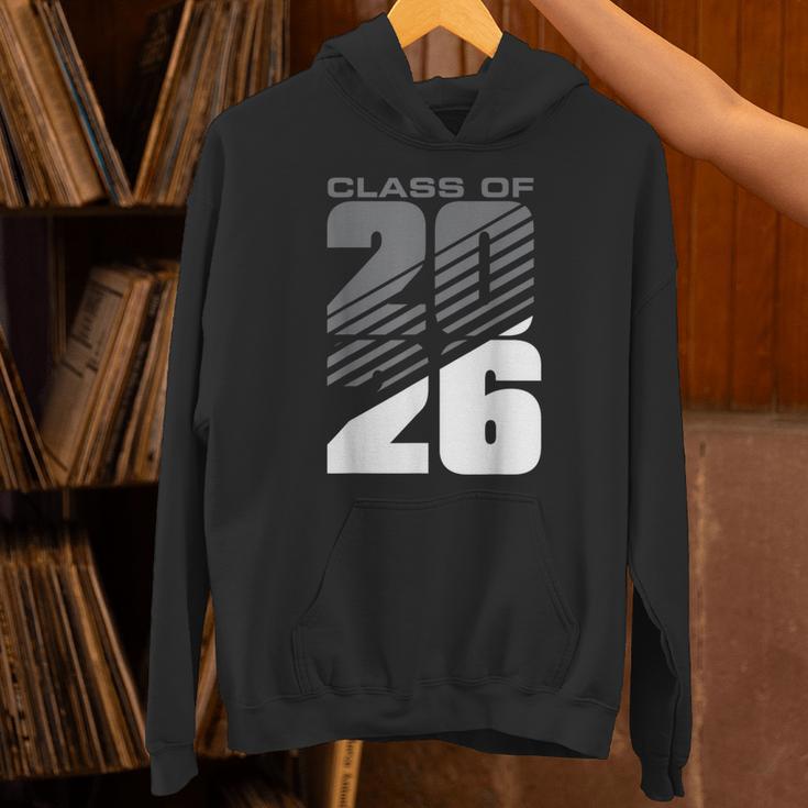 Class Of 2026 High School Senior Graduation Grey Sport Style Unisex Hoodie